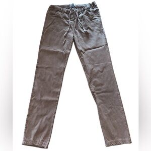 Venti6 Brown Drawstring Waist Straight Leg Stretch Jogger Pants L